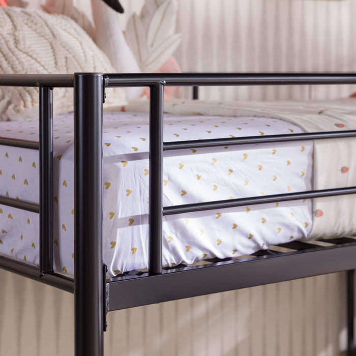 Isabelle & Max™ Nanafalia Platforms Loft Bed with Shelves by Isabelle